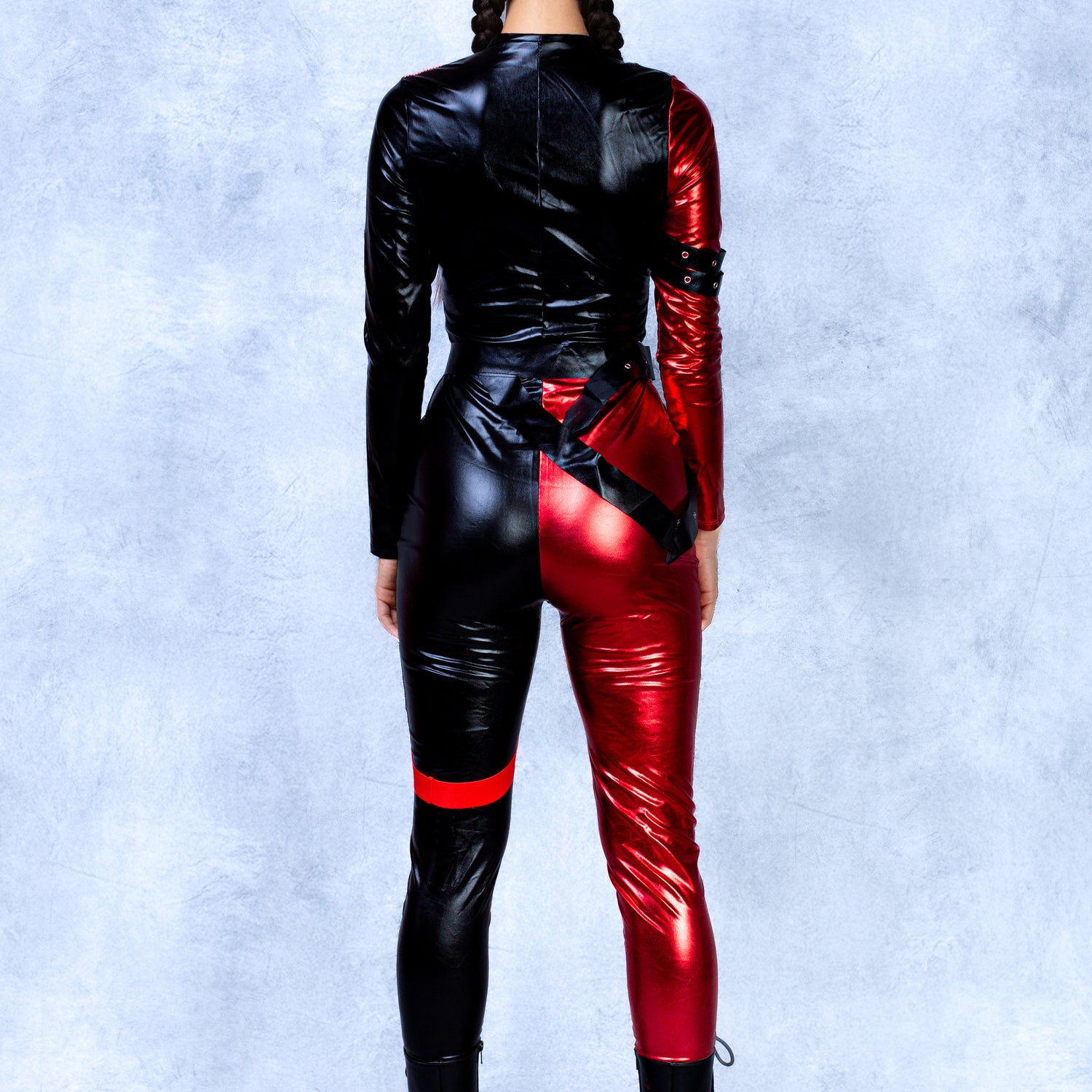 Scarlet Lock Buckle Catsuit Holiday