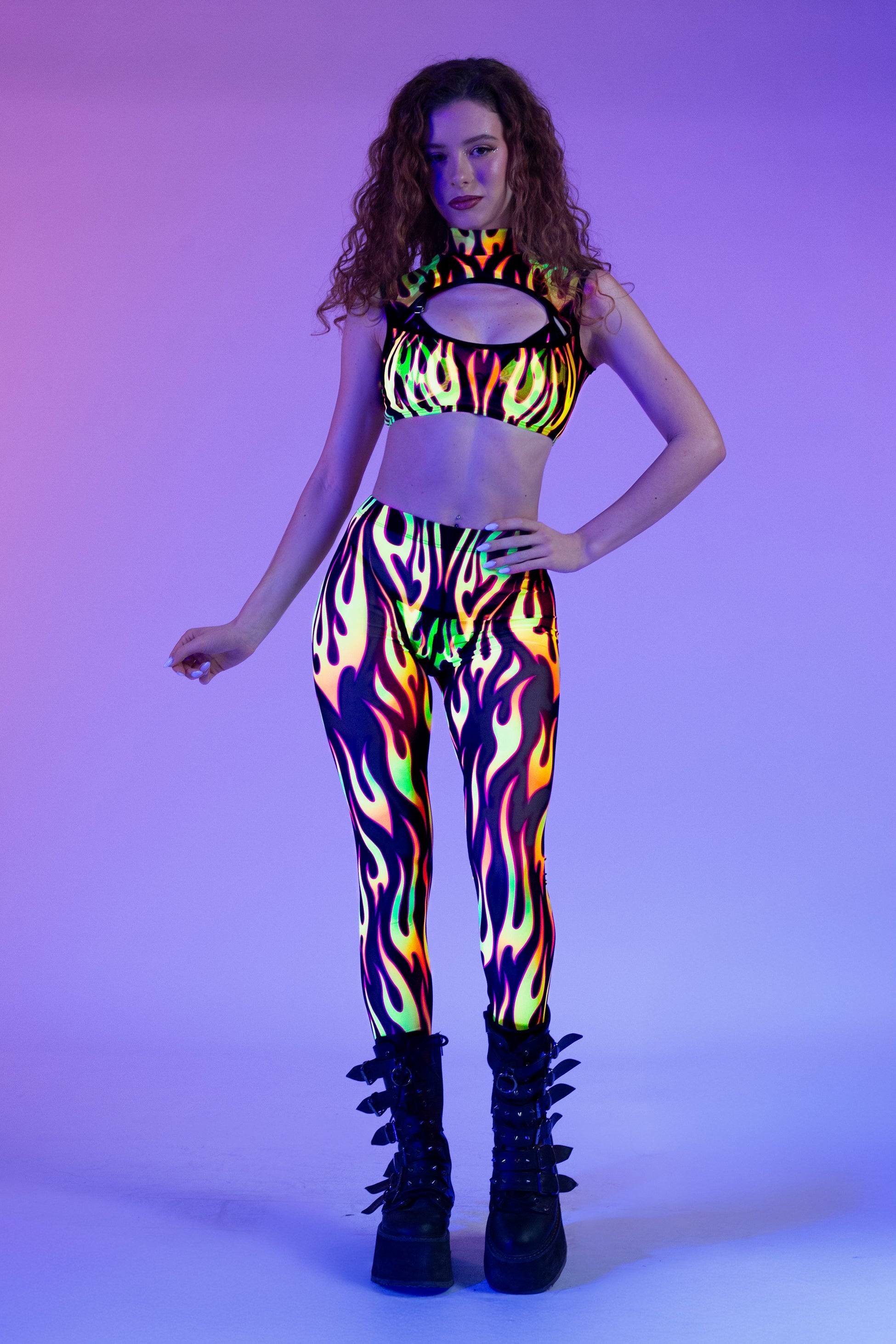 Flamethrower Mesh Sleeveless Set 1