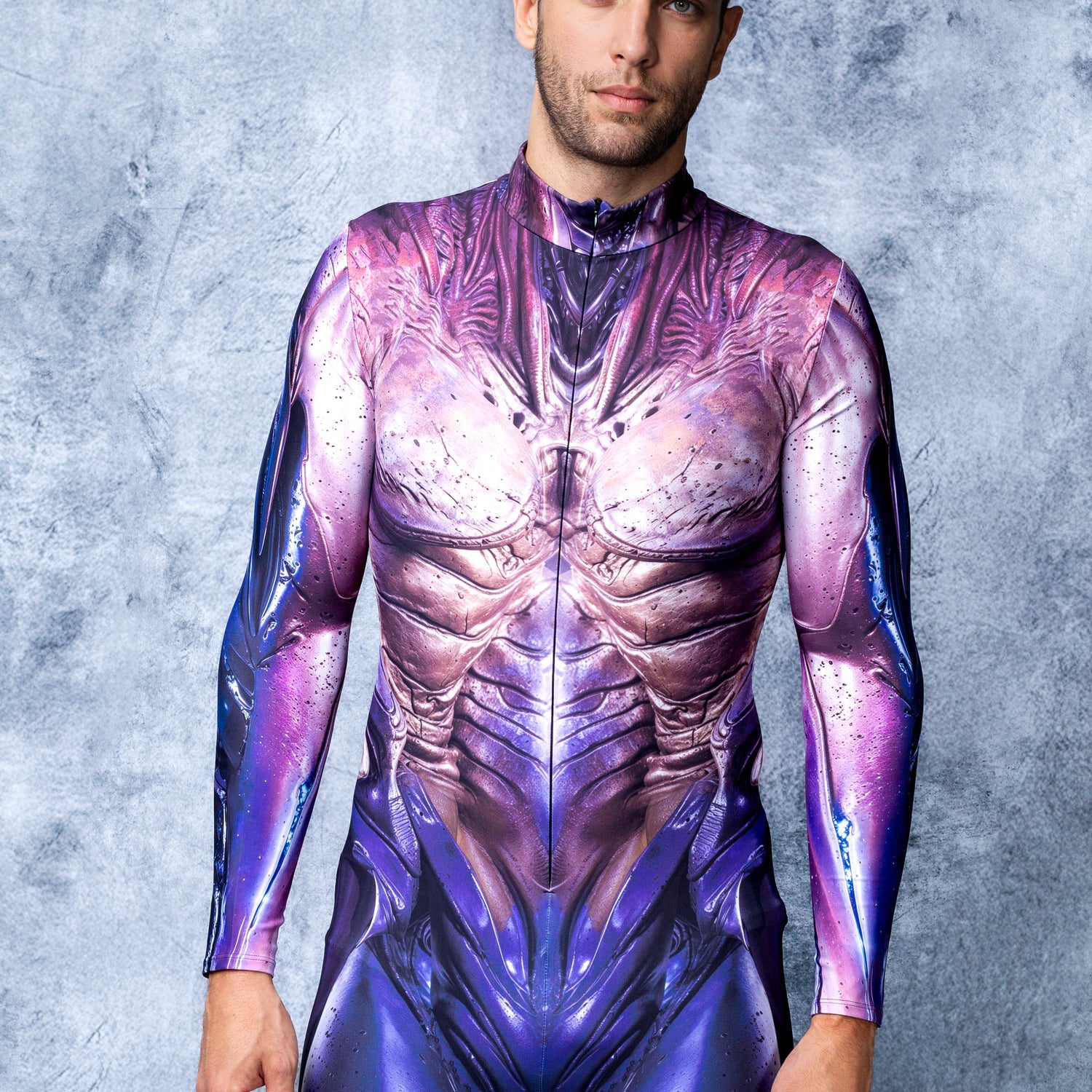 Biomorphic Male Costume Lycra