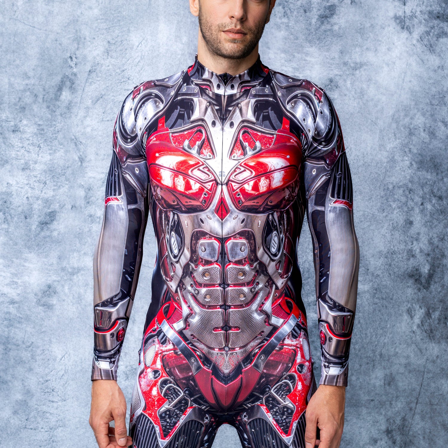 Ruby Metalix Male Costume Lycra