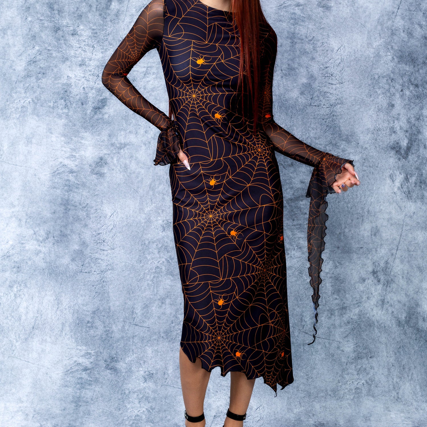 Eerie Eyes Pencil Dress Lycra