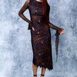 Eerie Eyes Pencil Dress