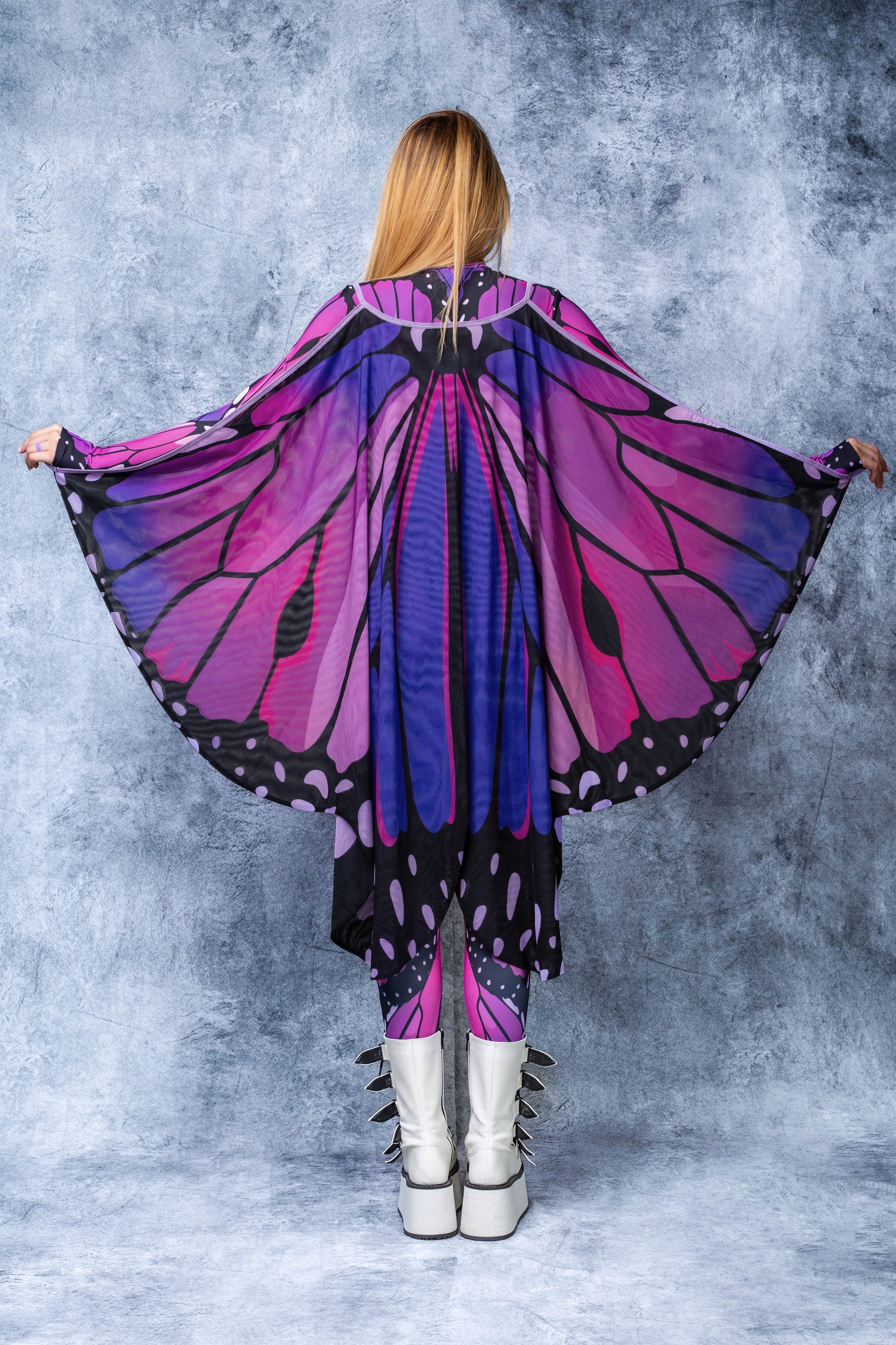 Lilac Butterfly Mesh Wings 1