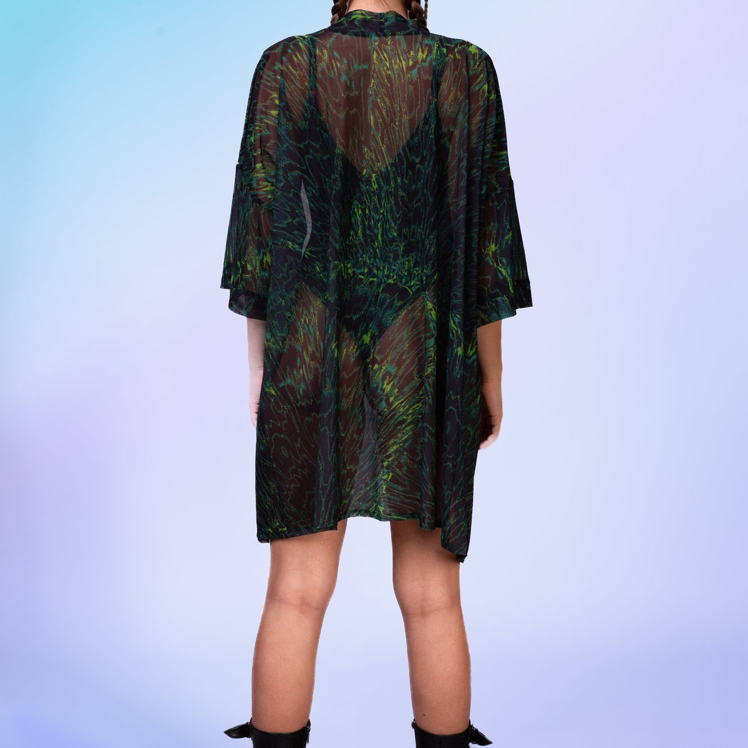 Green Empusa Rave Robe Green