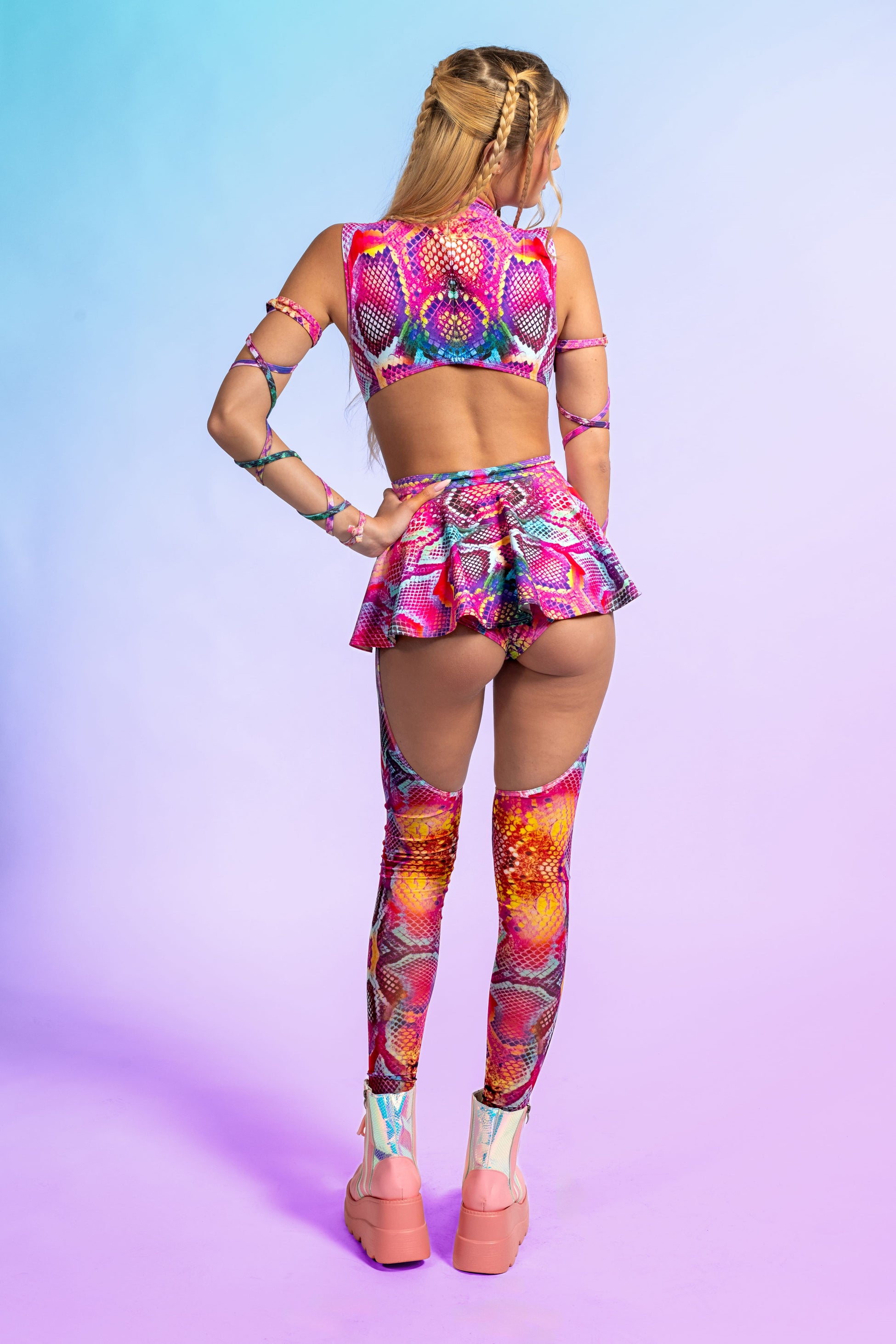 Electric Chaps Leotard Wraps Set 2