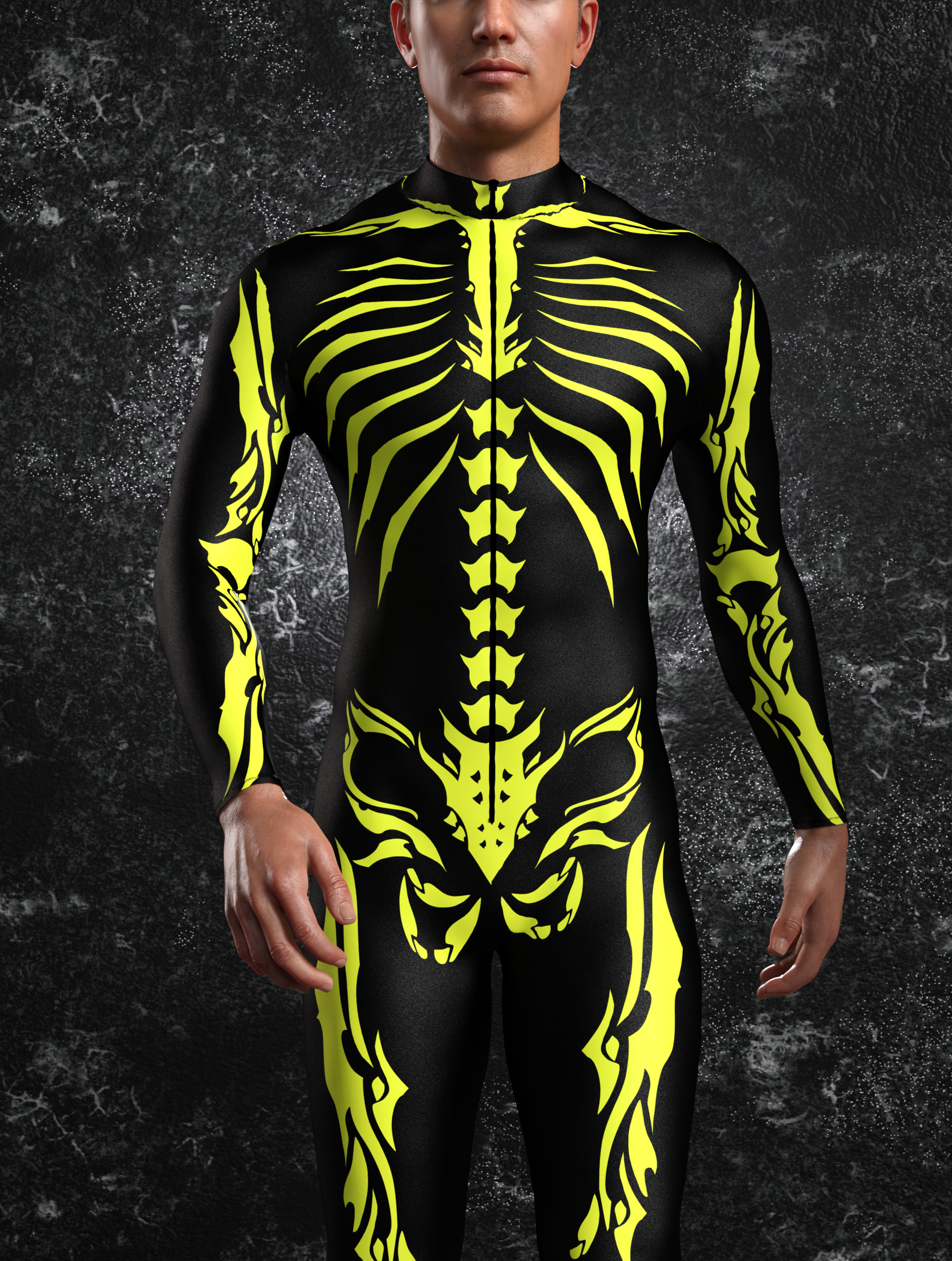 Ysax Skeleton Male Costume 1