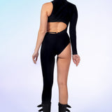 Just Black Asymmetrical Costume