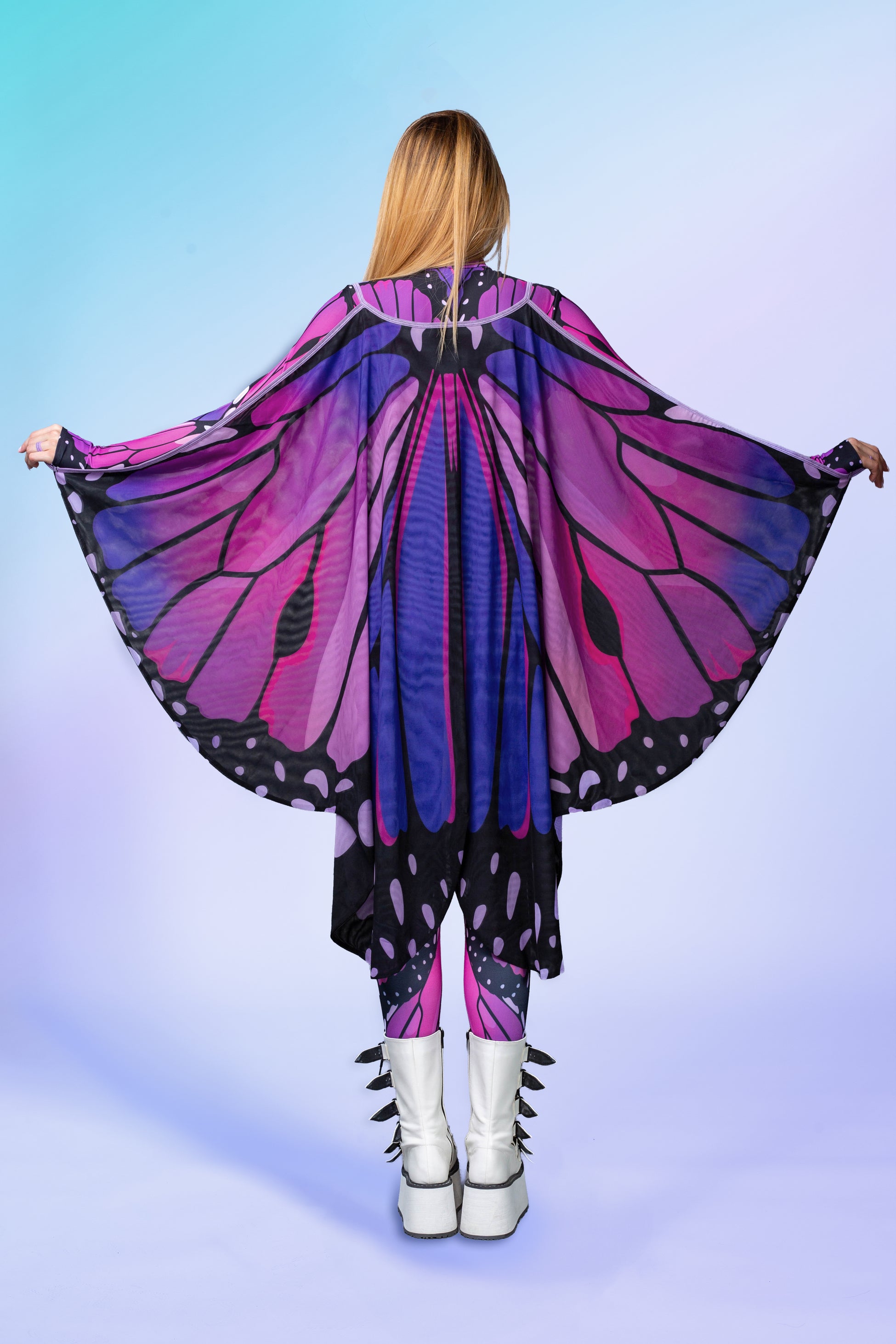 Lilac Butterfly Mesh Wings 1