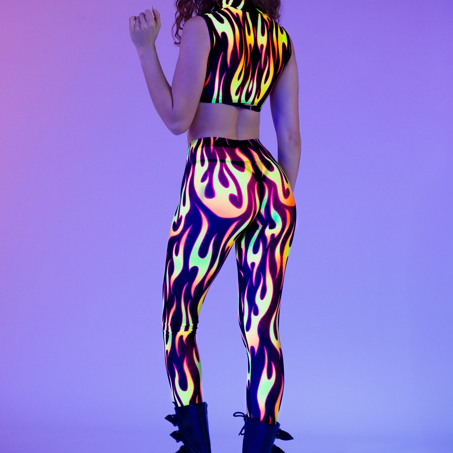 Flamethrower Mesh Sleeveless Top Festival