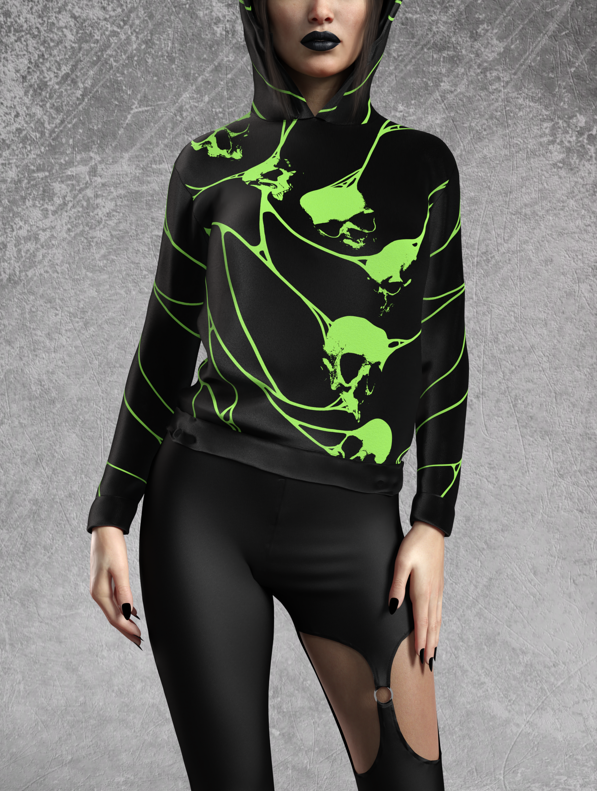 Toxic Amnesia Short Hoodie 1
