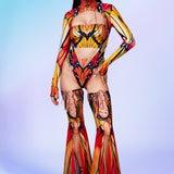 Autumn Butterfly Mesh Wings