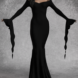 Mrs. Addams Trumpet Dress