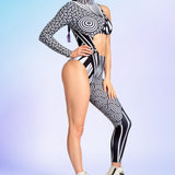 Chaotique BnW Asymmetrical Costume