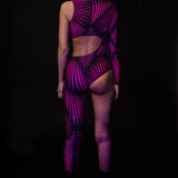 Light Diversions Pink Asymmetrical Costume
