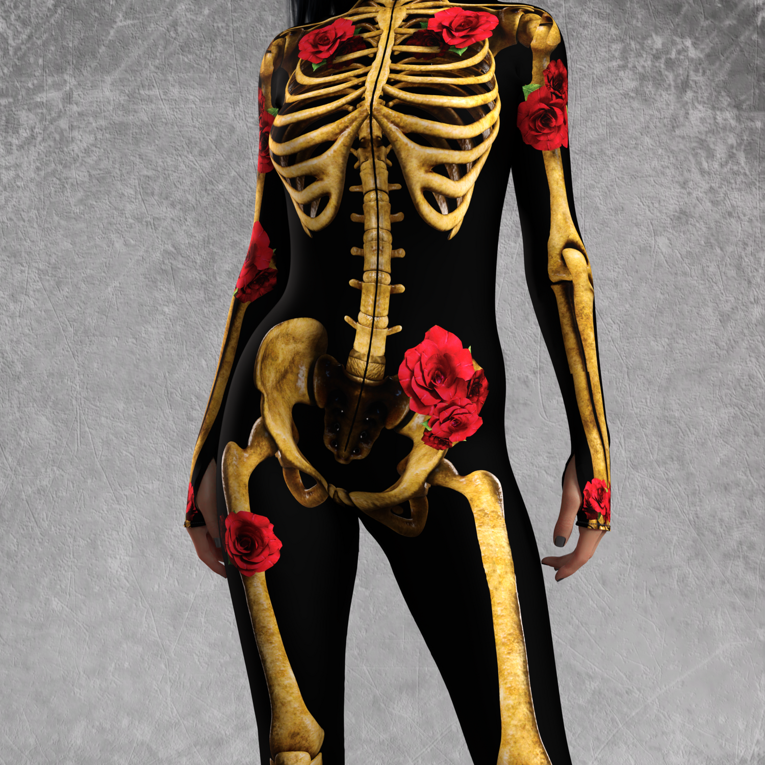 Rose Skeleton Costume 6