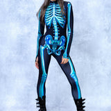 Blue Candy Skeleton Costume