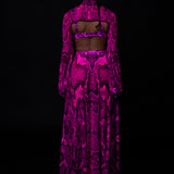 Poisonous Pink Bellsleeve Ring Set