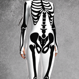 White Bossy Skeleton Costume