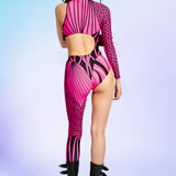 Chaotique Pink Asymmetrical Costume