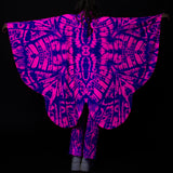 Caleidoscope Magenta Slit Weave Top