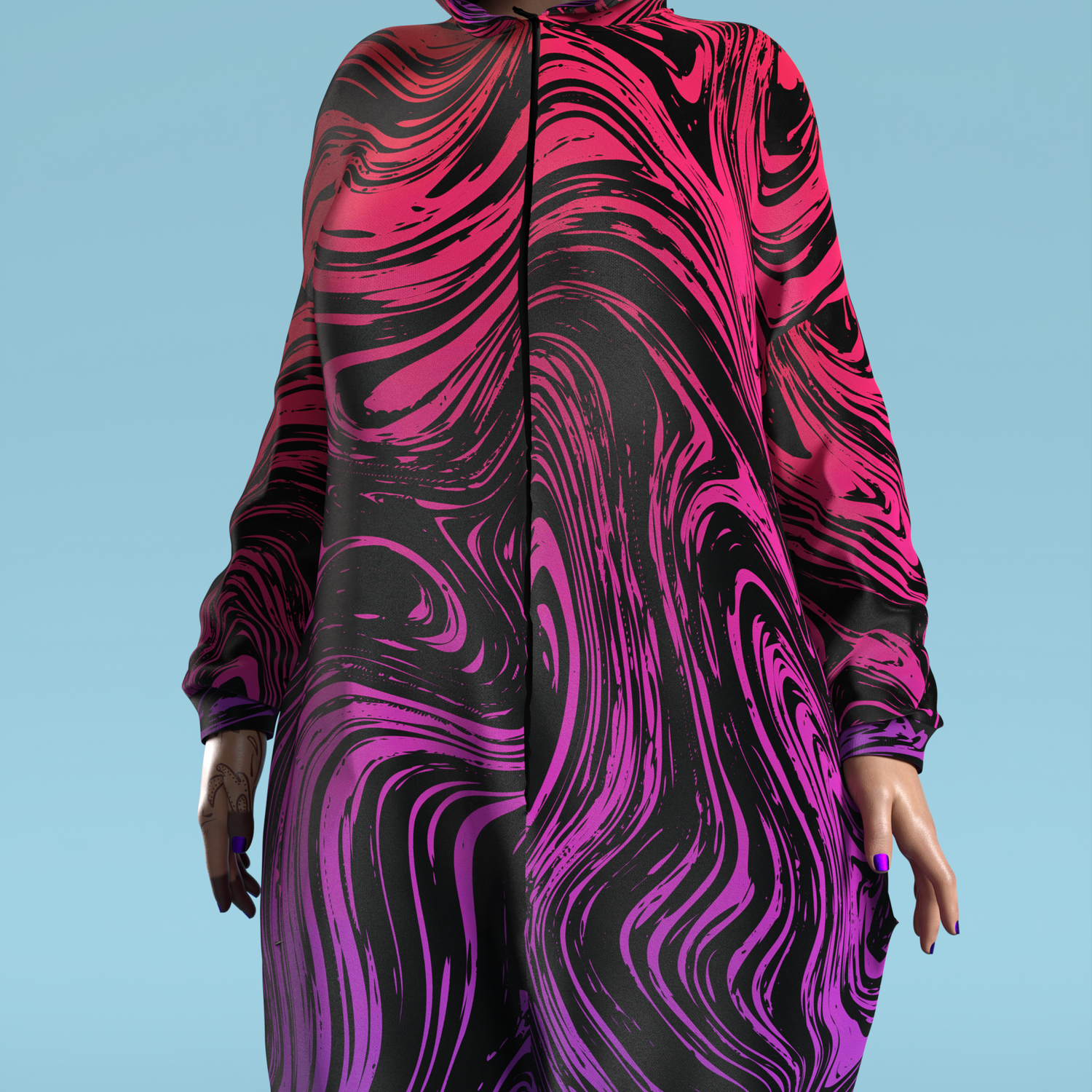 Interference Onesie Purple