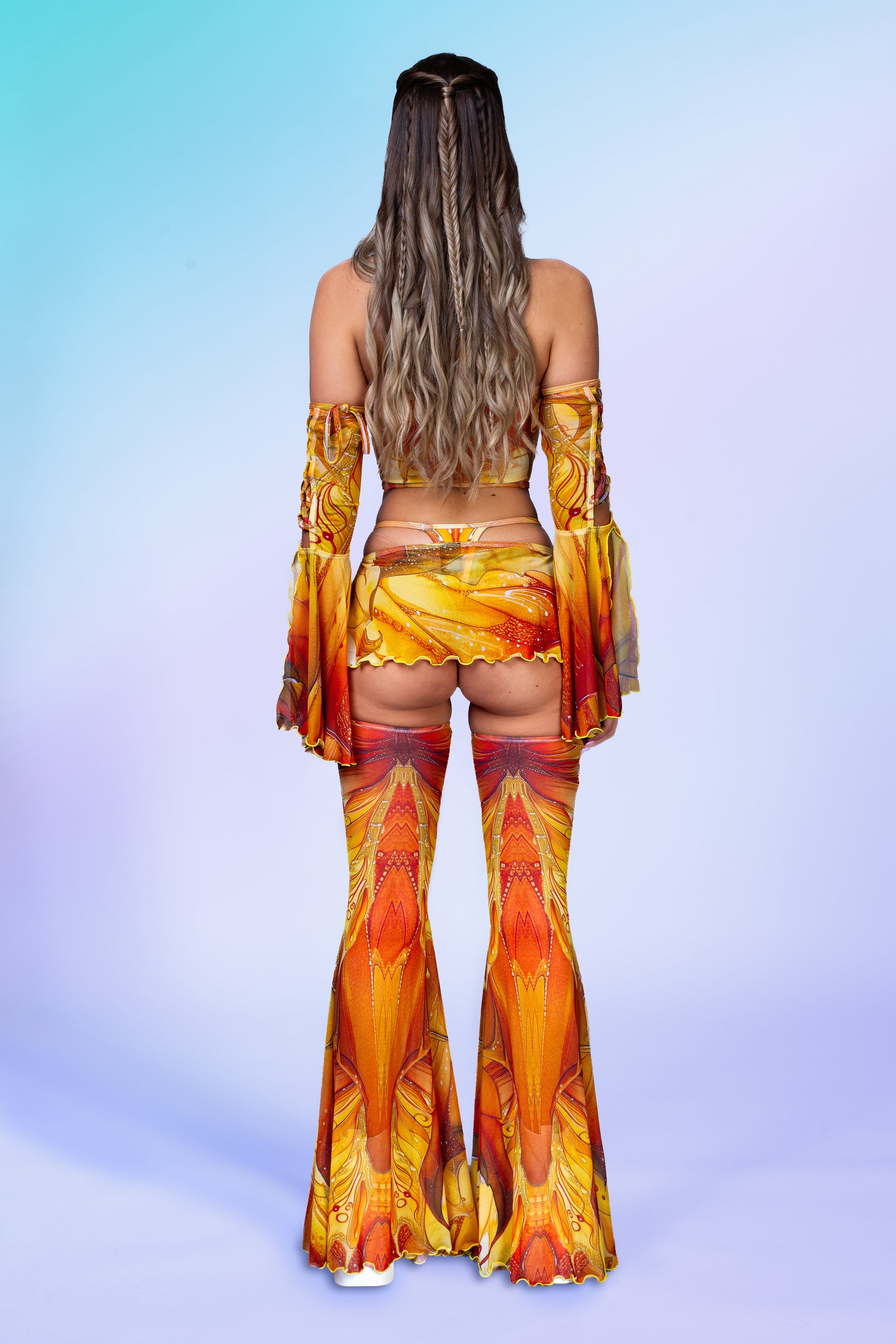 Fairy Aura Citrine Corset Flared Set 2