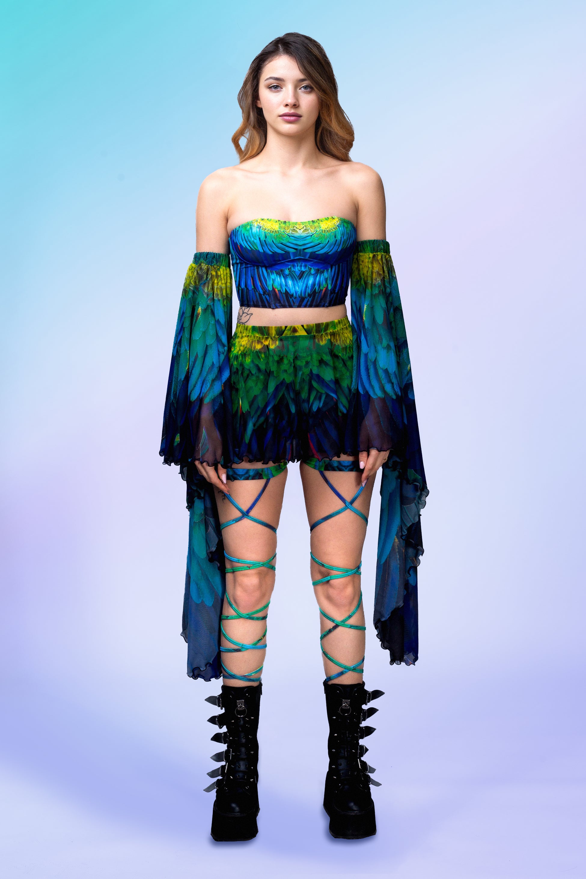 Birds of a Feather Bandeau Set 2