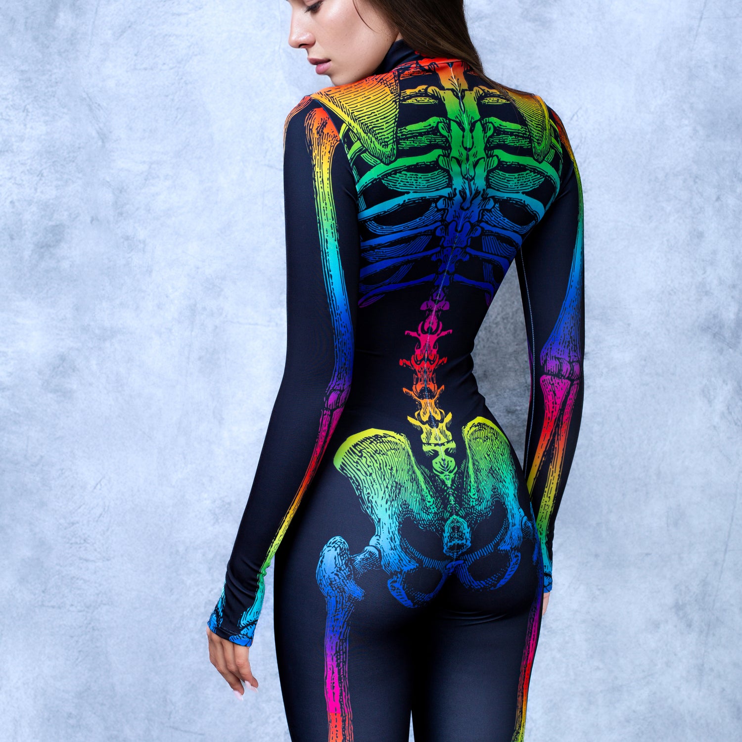 Rainbow Anatomy Costume Lycra