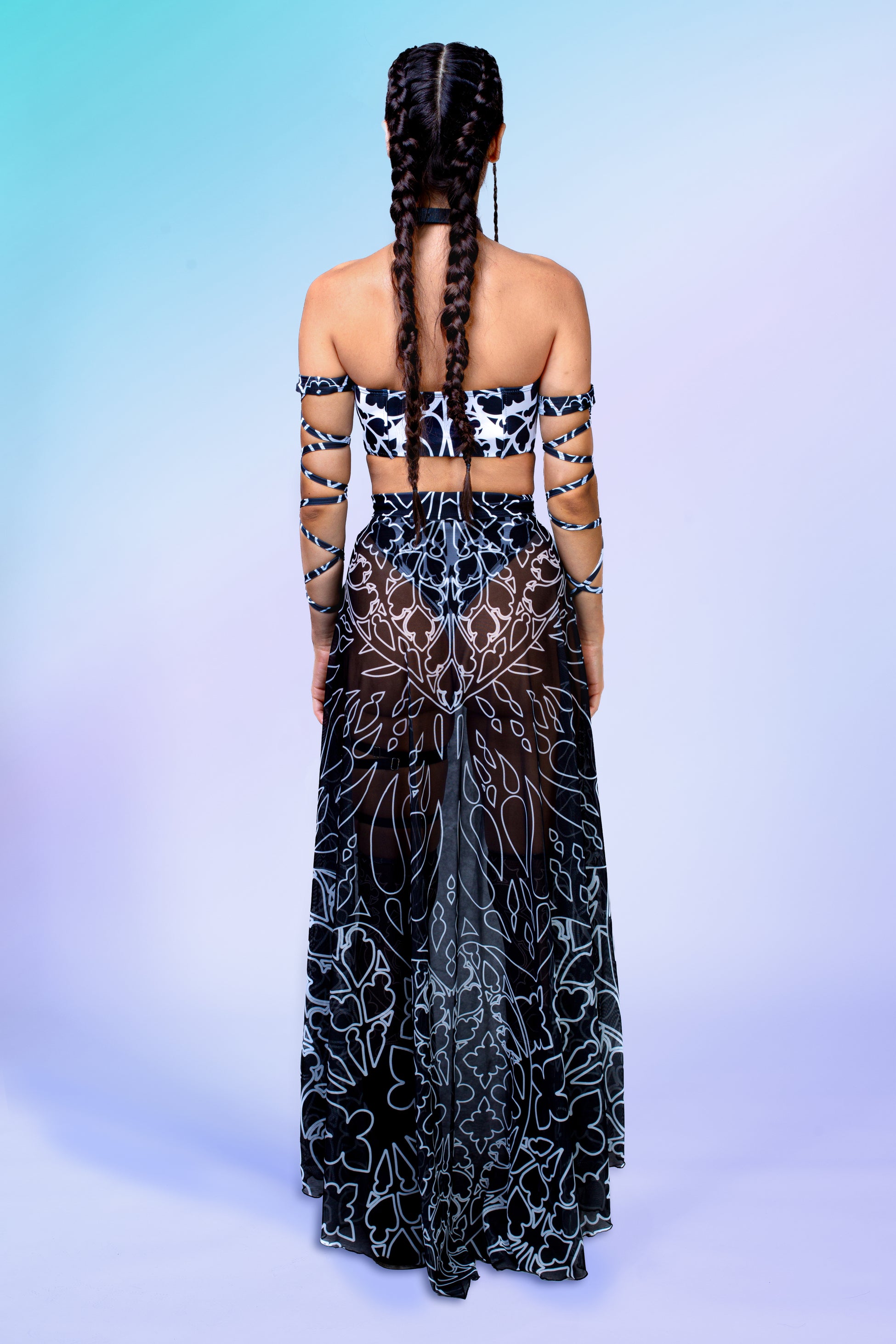 Chronicle of Doom Witch Open Front Corset Set 2