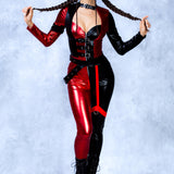 Scarlet Lock Buckle Catsuit