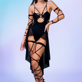 Just Black Witch Bodysuit Dress