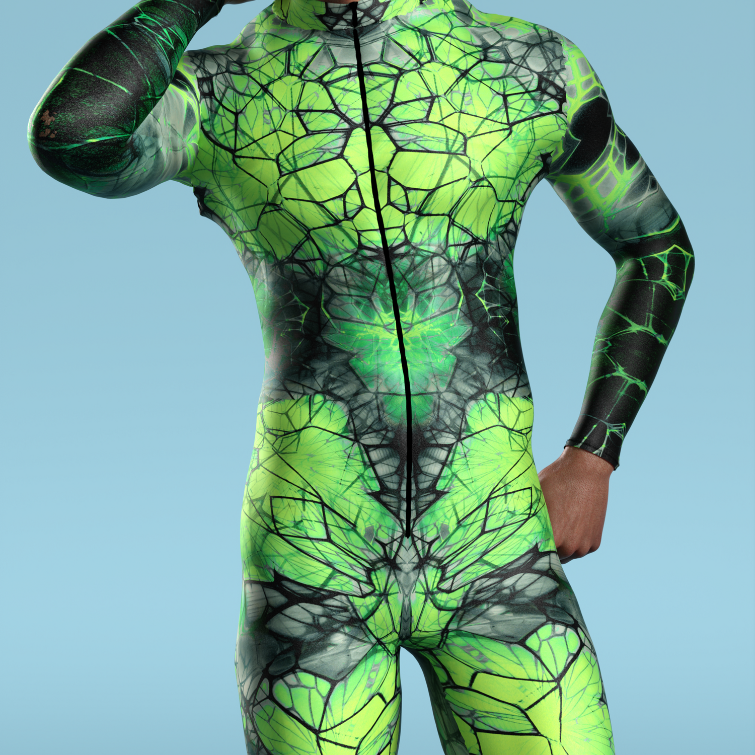 Men Uranium Wasted Male Costume