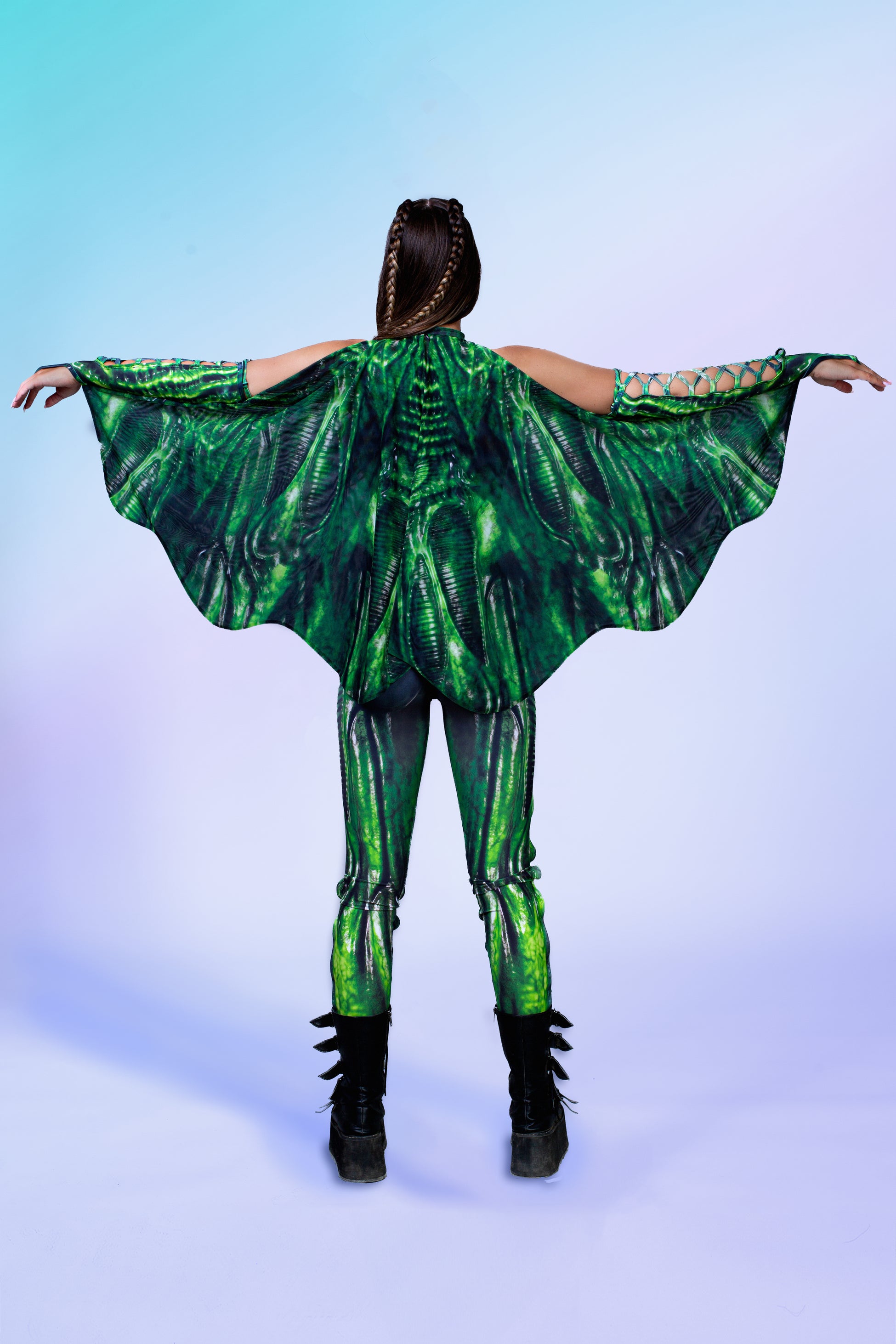 Exomorph Green Mesh Wings 2