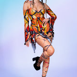 Autumn Butterfly Pixie Dress