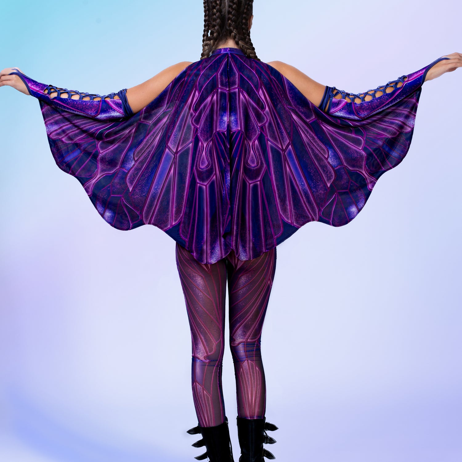 Soaring Alchemy Pink Mesh Wings Festival, Performance