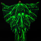 Cyber Birdsong Green Open-Heart Leotard
