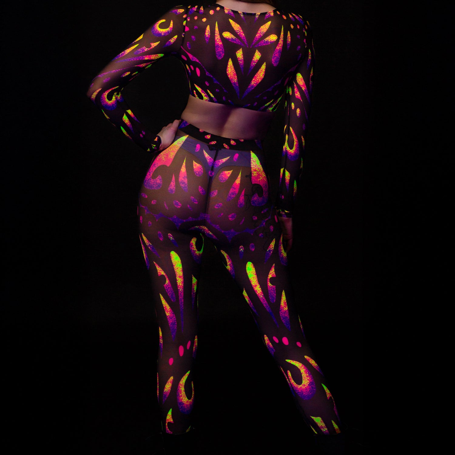 Dreamflight Mesh Cutout Rave Top 6