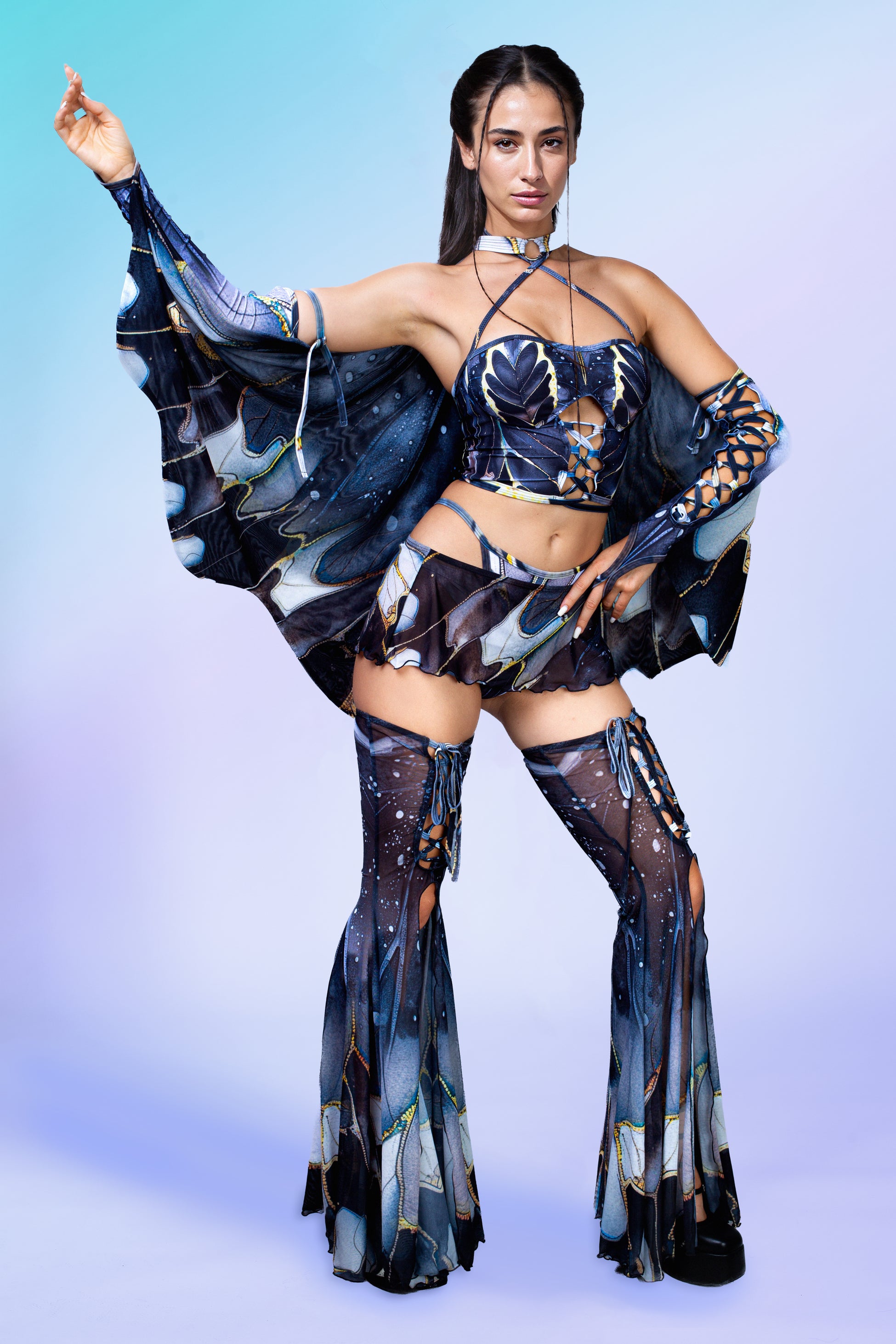 Dream of Darkness Fairy Corset Winged Set 1