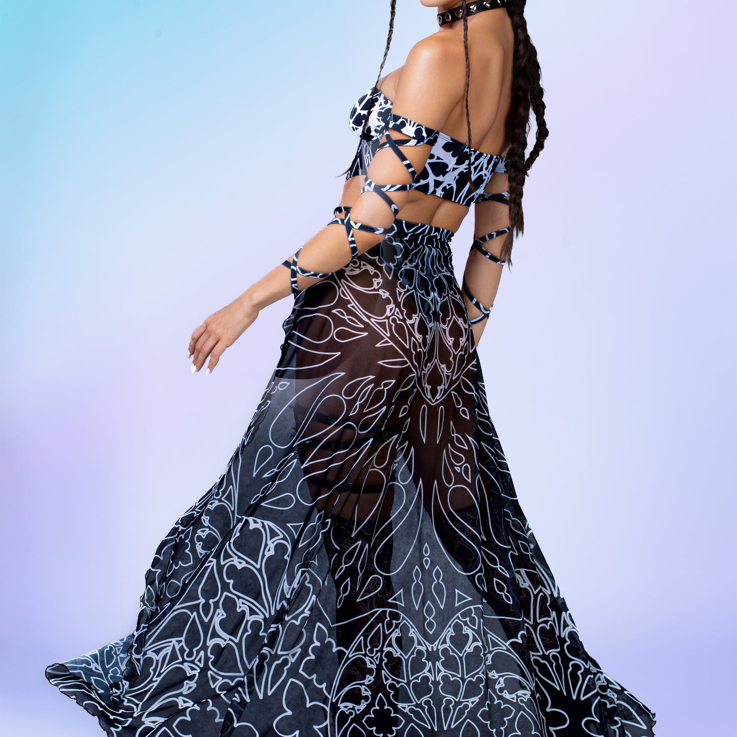 Chronicle of Doom Open Front Skirt