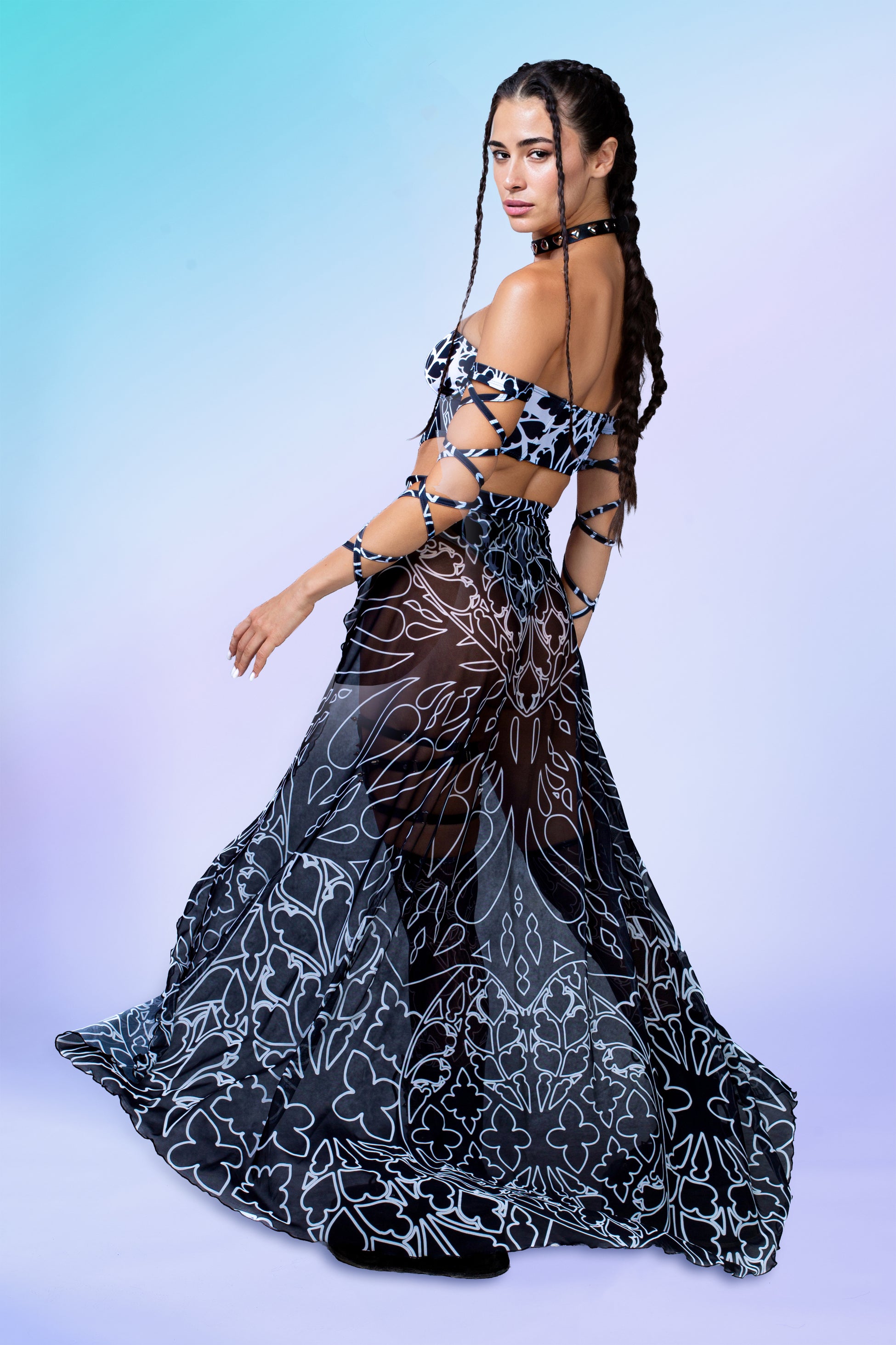 Chronicle of Doom Open Front Skirt 1
