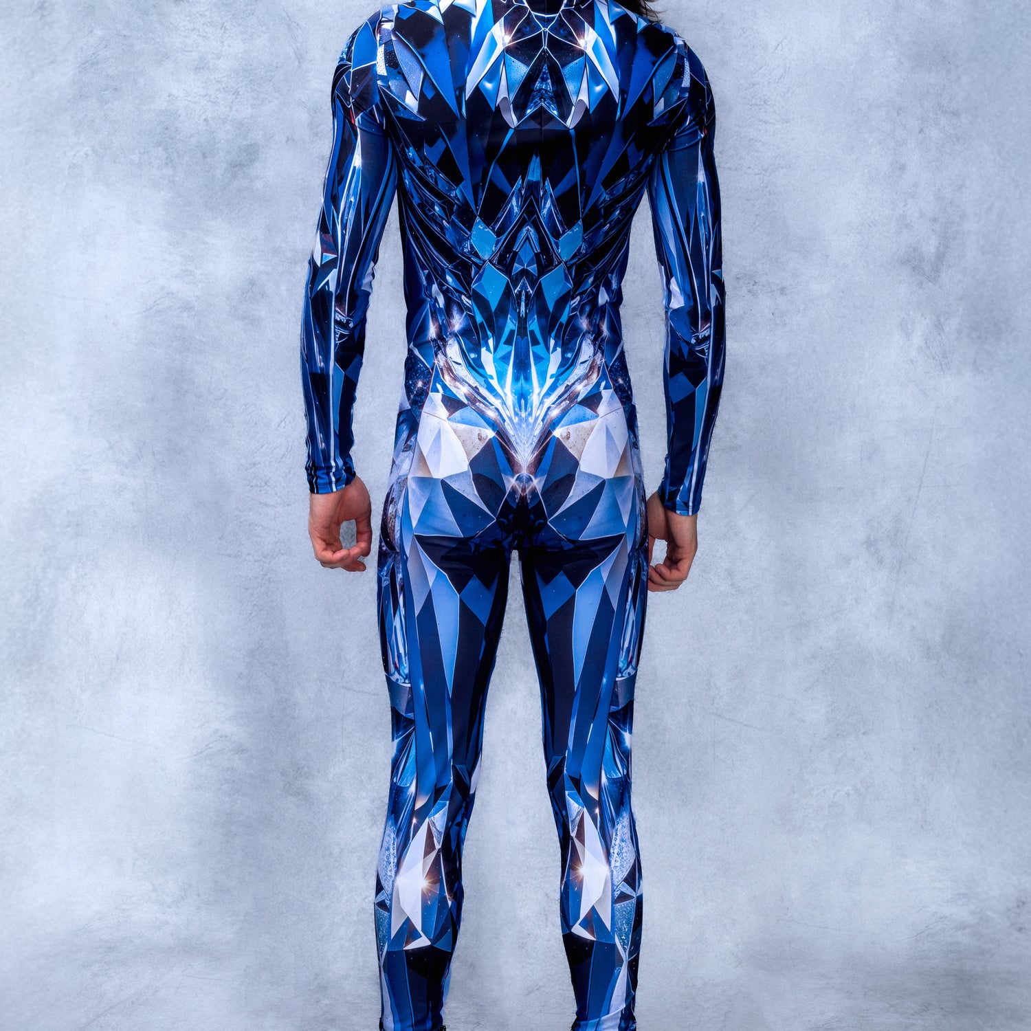 Silver Crush Male Costume Lycra