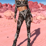 Phantom Mesh Leggings Set