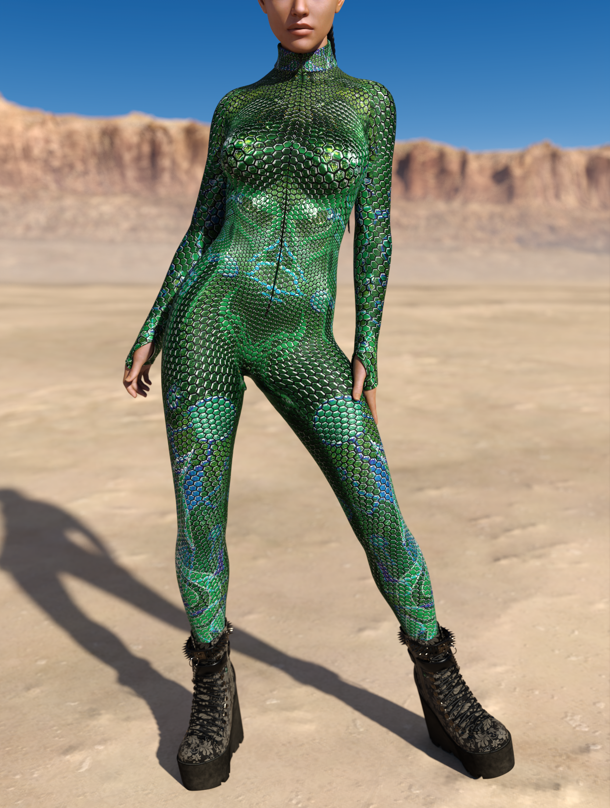 Myriad Sentinel Green Costume 3