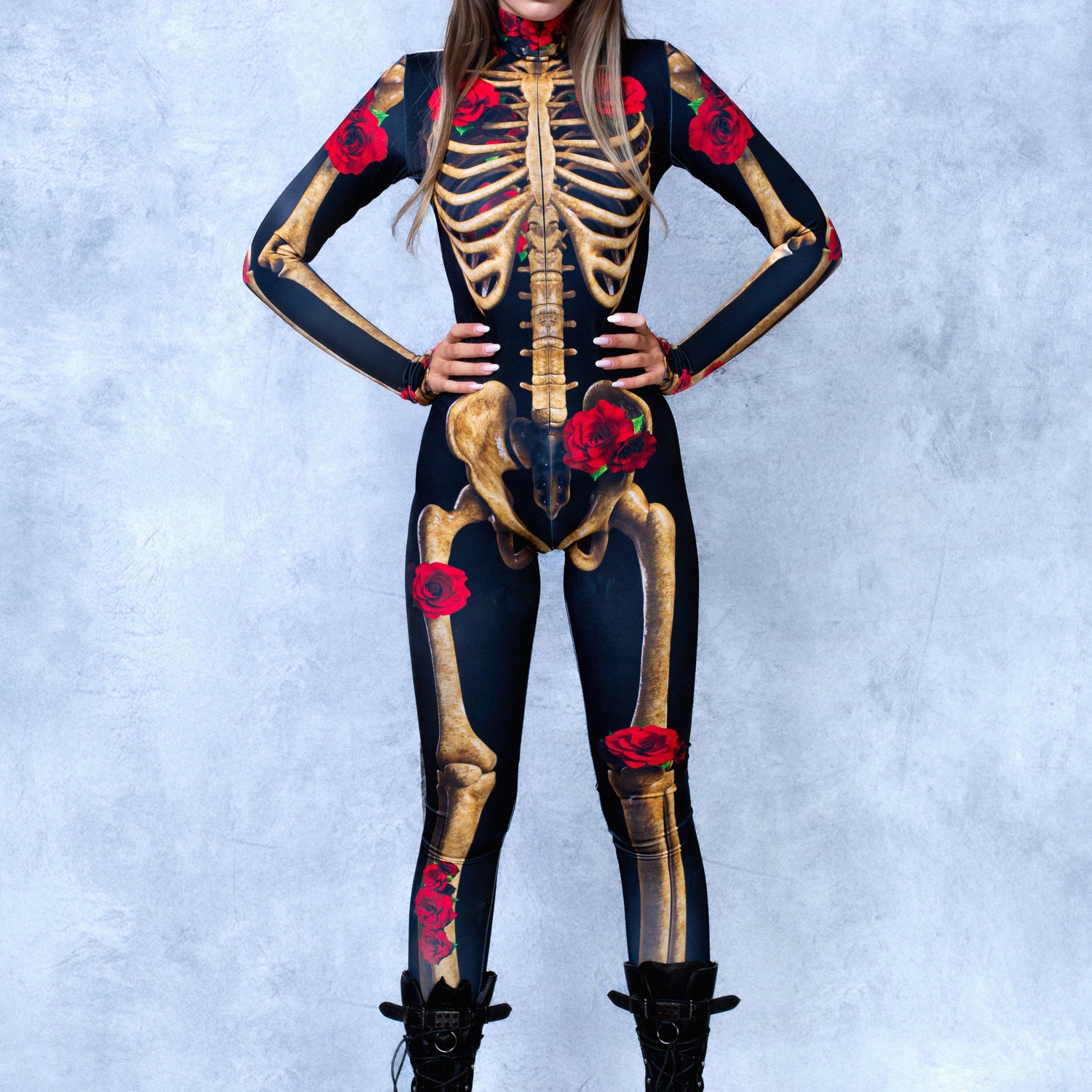Women Bones & Roses Costume