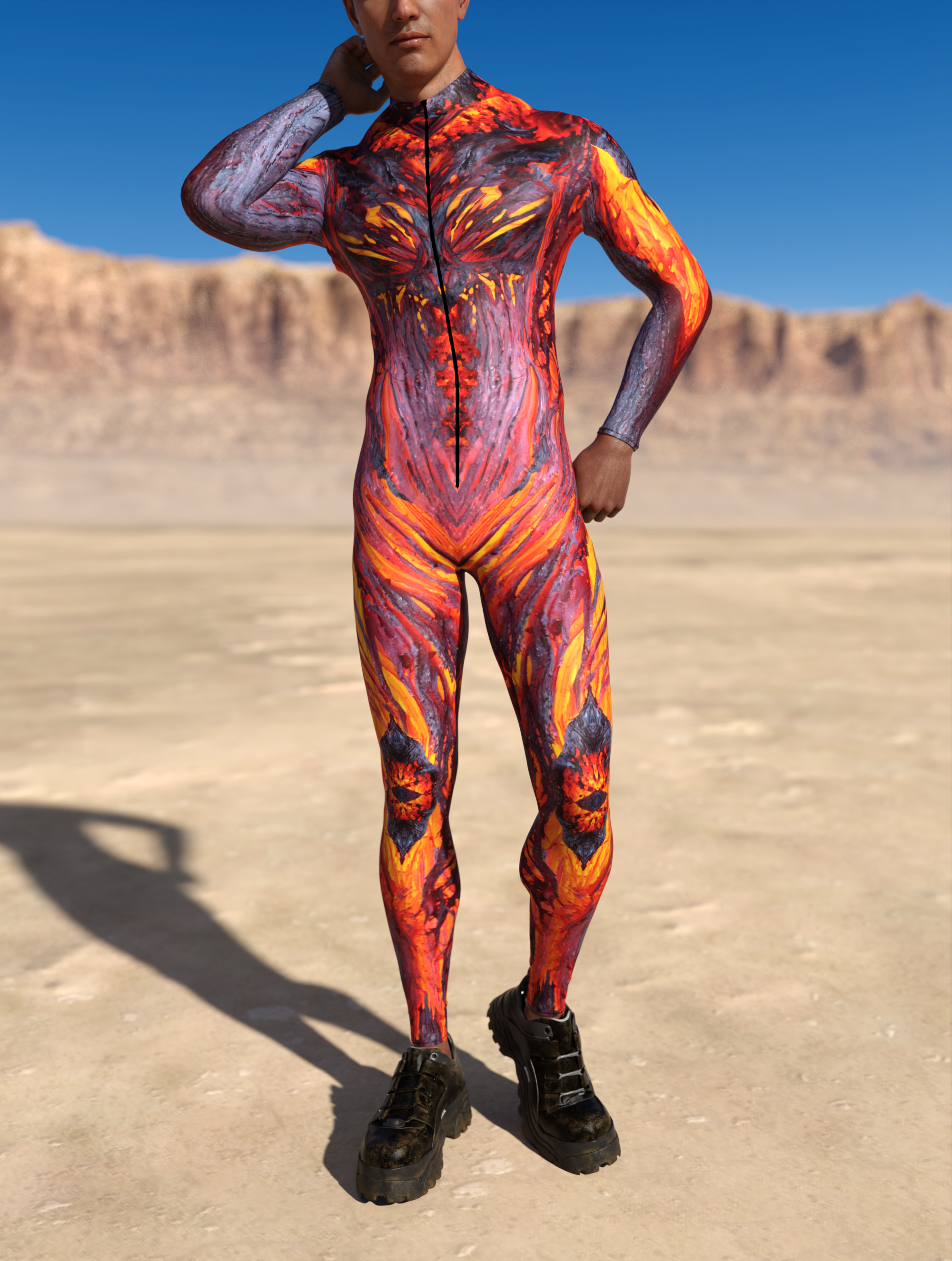 Phoenix Male Costume 2