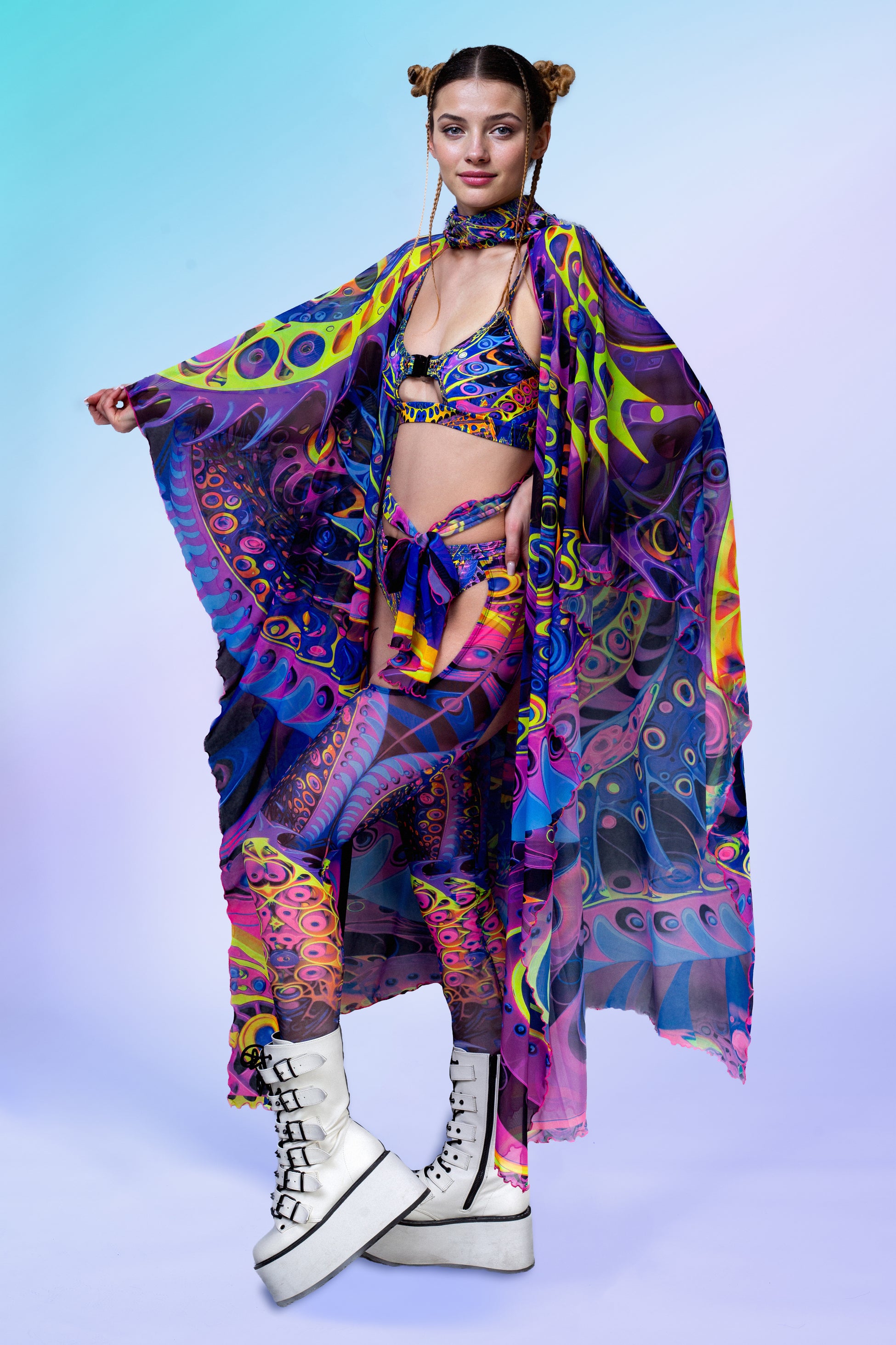 Eyeball It Rave Kimono 1