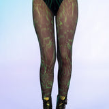 Electra Paradox Mesh Cutout Shrug Top