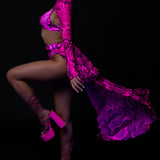 Poisonous Pink Ring Bralette Top