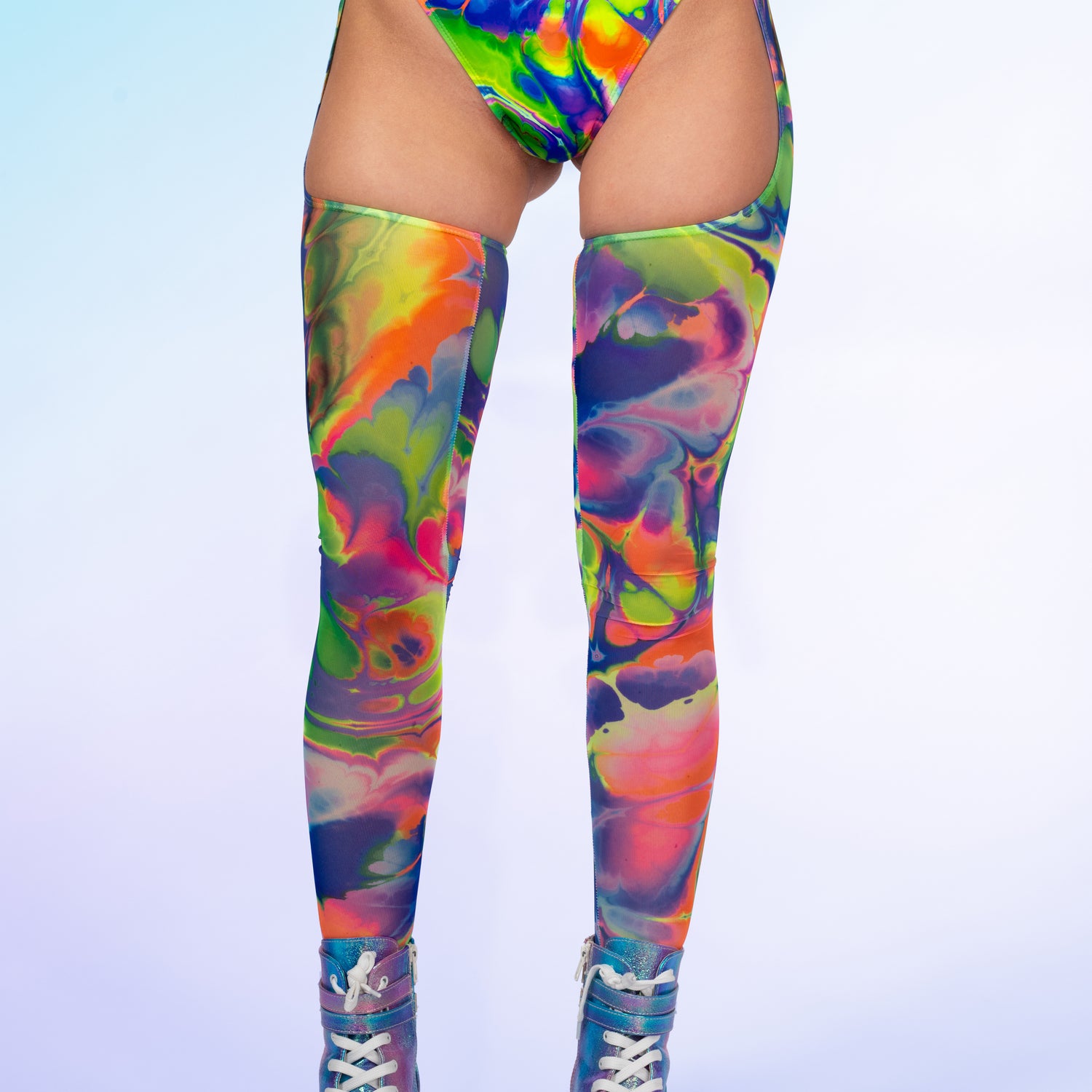 Color Spill Buckle Short Sleeve Set 6