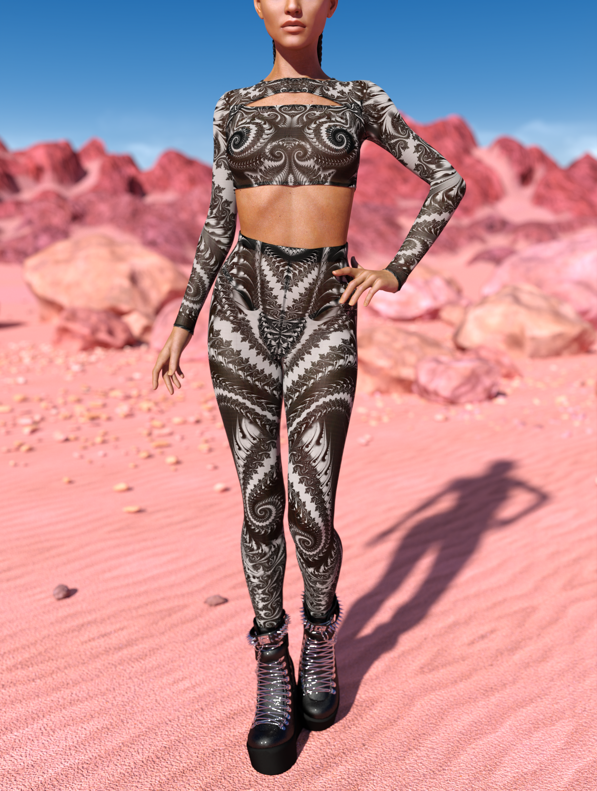 Wraith Mesh Leggings Set 2